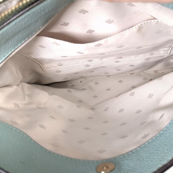 Kate Spade Monet Turquoise Leather Shoulder Bag - Picture 8 of 9